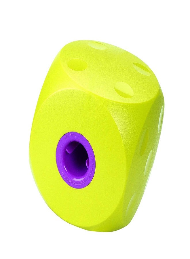 Kruuse Buster Cube Dog Toy – Large, Lime – Interactive Treat Dispensing Puzzle Feeder for Dogs – Durable, Mentally Stimulating Enrichment Toy for Slower Eating & Boredom Reduction - Image 1